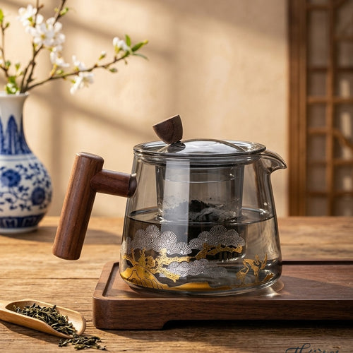 Théière en verre | Rustique chic